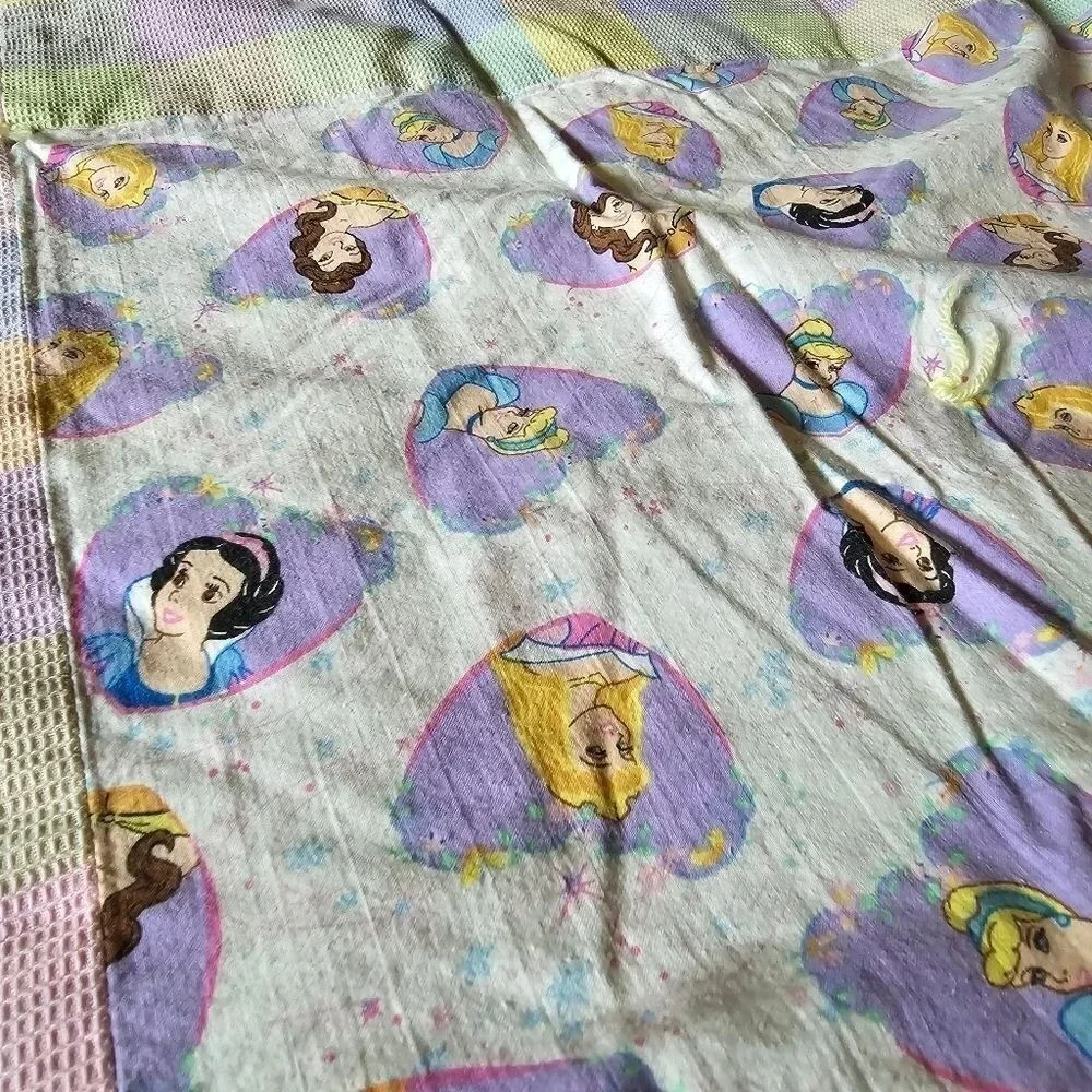 Disney female characters baby blanket‎ hand-made ~59